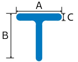 mild-steel-tee-bar-cross-section