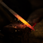 tempering-steel-sword-by-blacksmith
